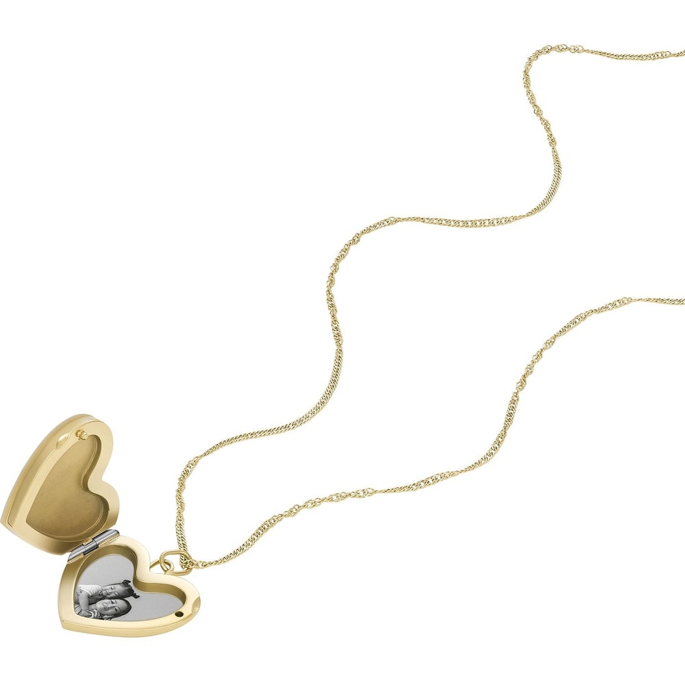 Fossil Chaînette Acier inoxydable collier
