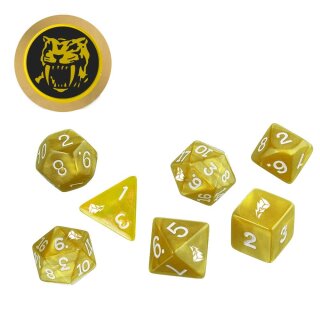Power Rangers RPG: Dice Set Yellow