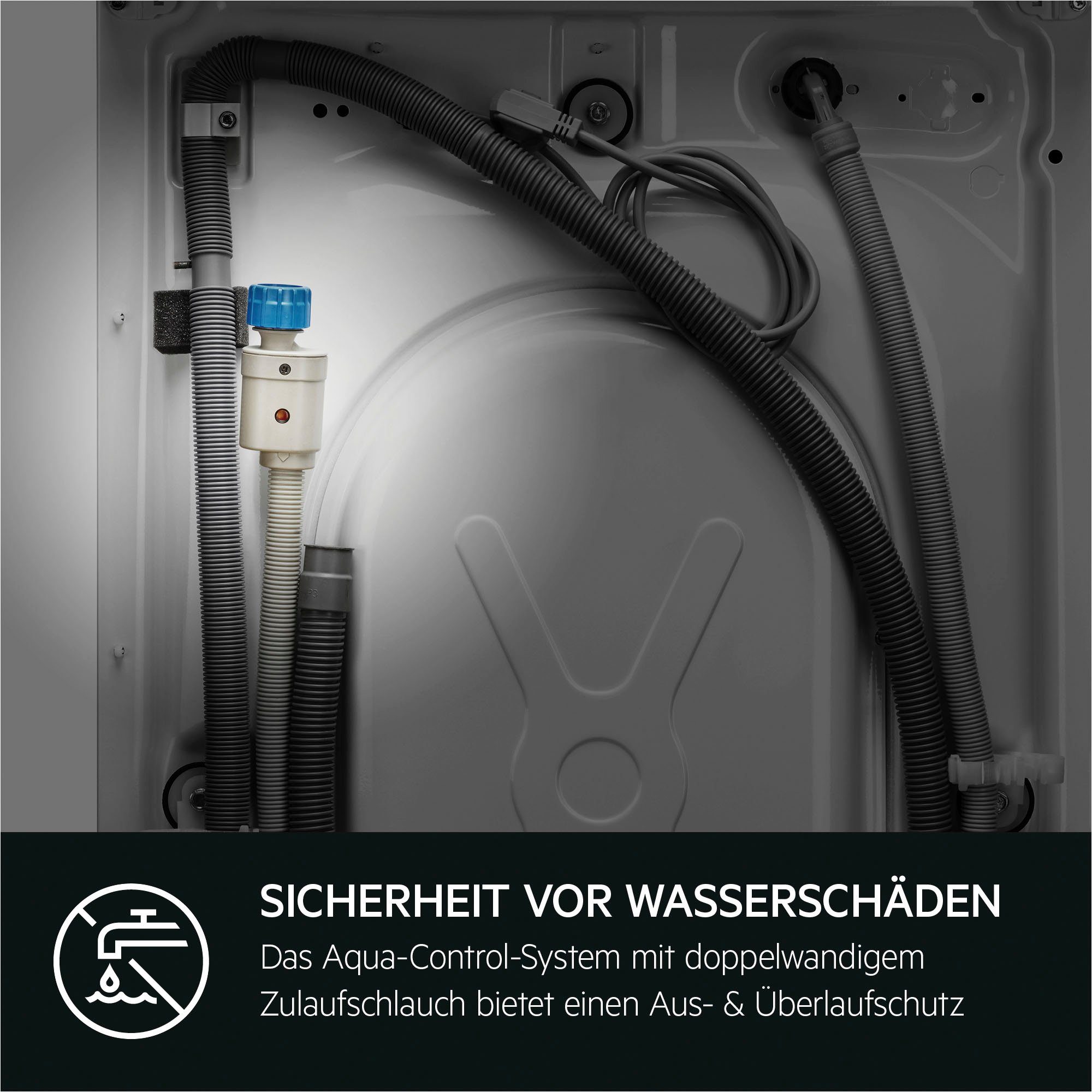 AEG Waschmaschine Toplader LTR6C360TL 913143648, 6 kg, 1300 U/min, ProSense® Mengenautomatik​ - spart bis 40% Zeit, Wasser und Energie