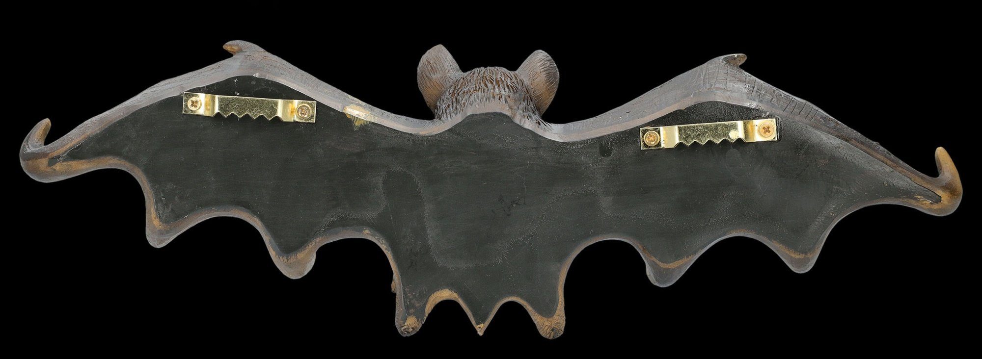 Figuren Shop GmbH Schlüsselbrett Schlüsselbrett - Braune Fledermaus - Tierfigur Fantasy Wanddeko