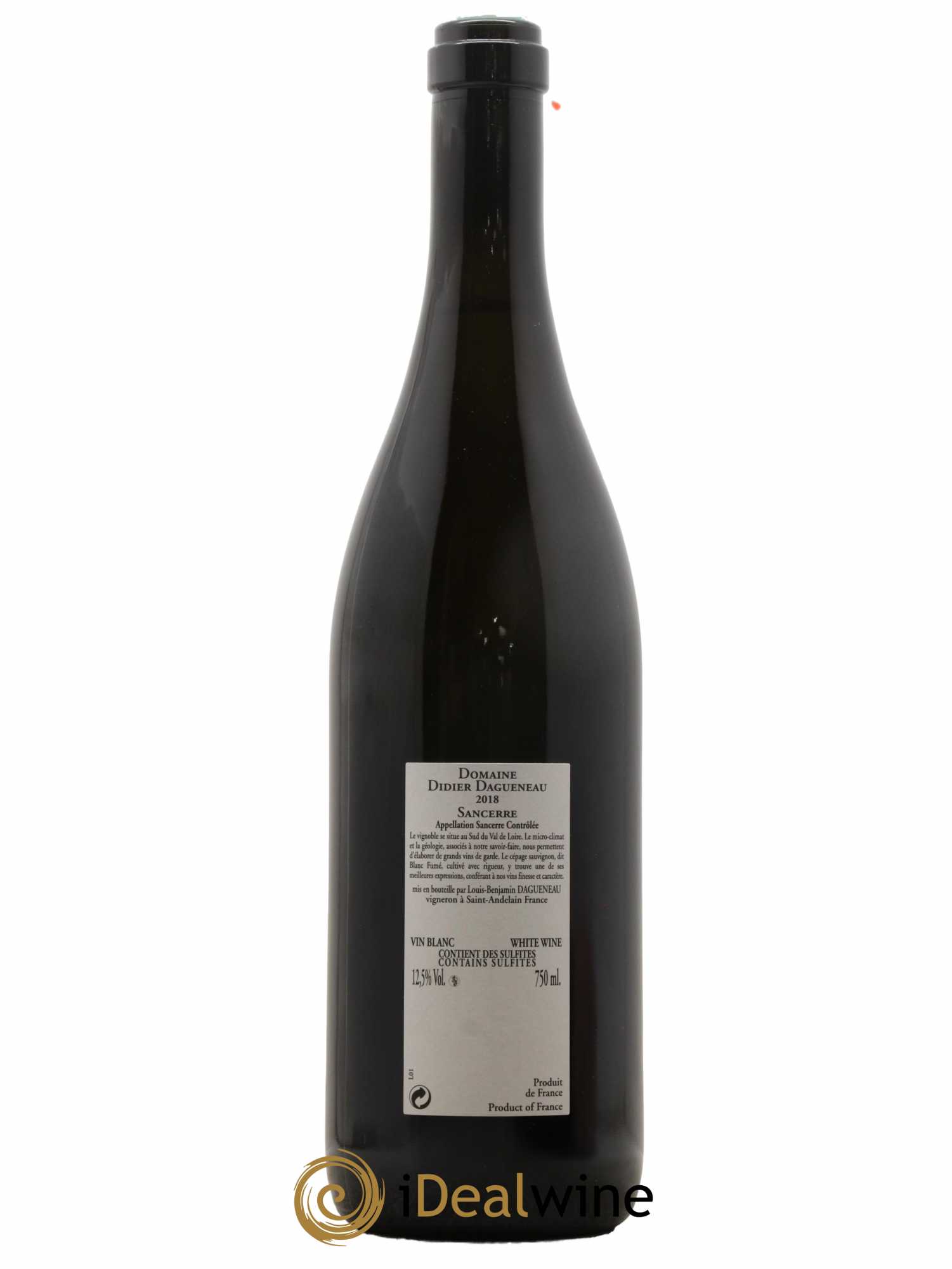 Sancerre En Chailloux Dagueneau  2018 - Lot de 1 Bouteille