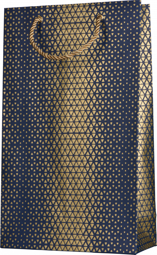 WEIN & CO Tragtasche Touch of Gold 2er
