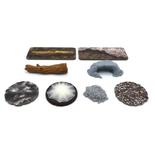 Terrain Tokens for Shadowed Paths Expansion - Journeys in Middle Earth - 20 Pieces