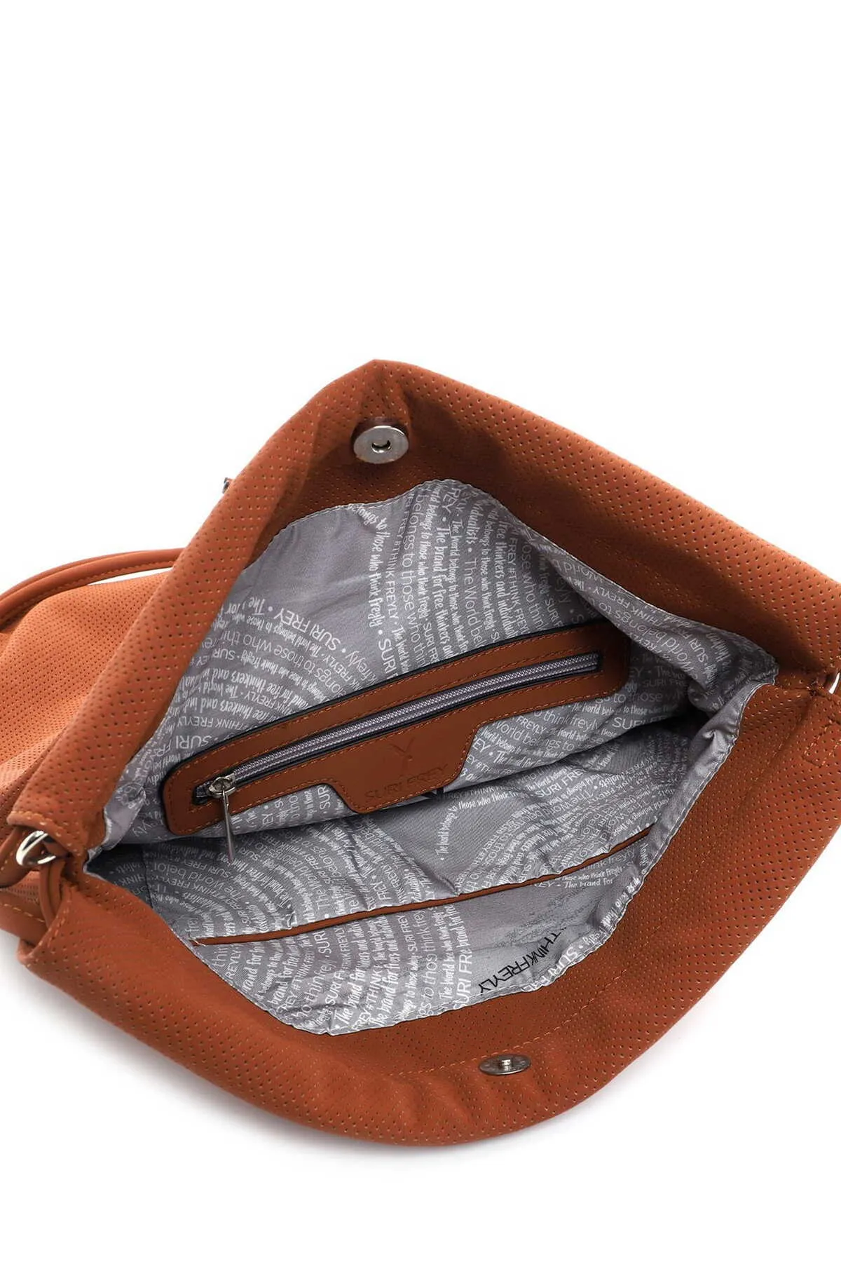 SURI FREY  Rucksack - Braun - Unifarben