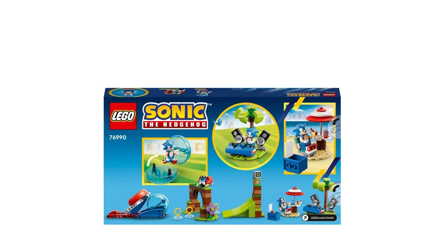 LEGO Sonic the Hedgehog 76990 Sonics Kugel-Challenge Set mit 3 Figuren