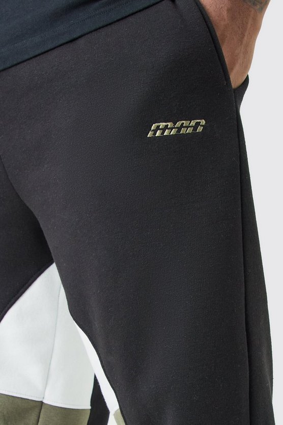 Plus Man Colorblock Jogginghose