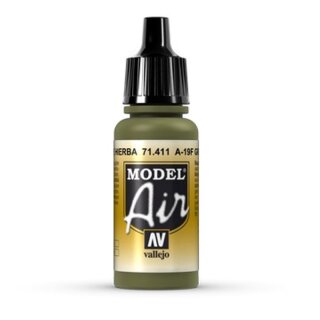 Vallejo Model Air: A-19F Grass Green 17ml