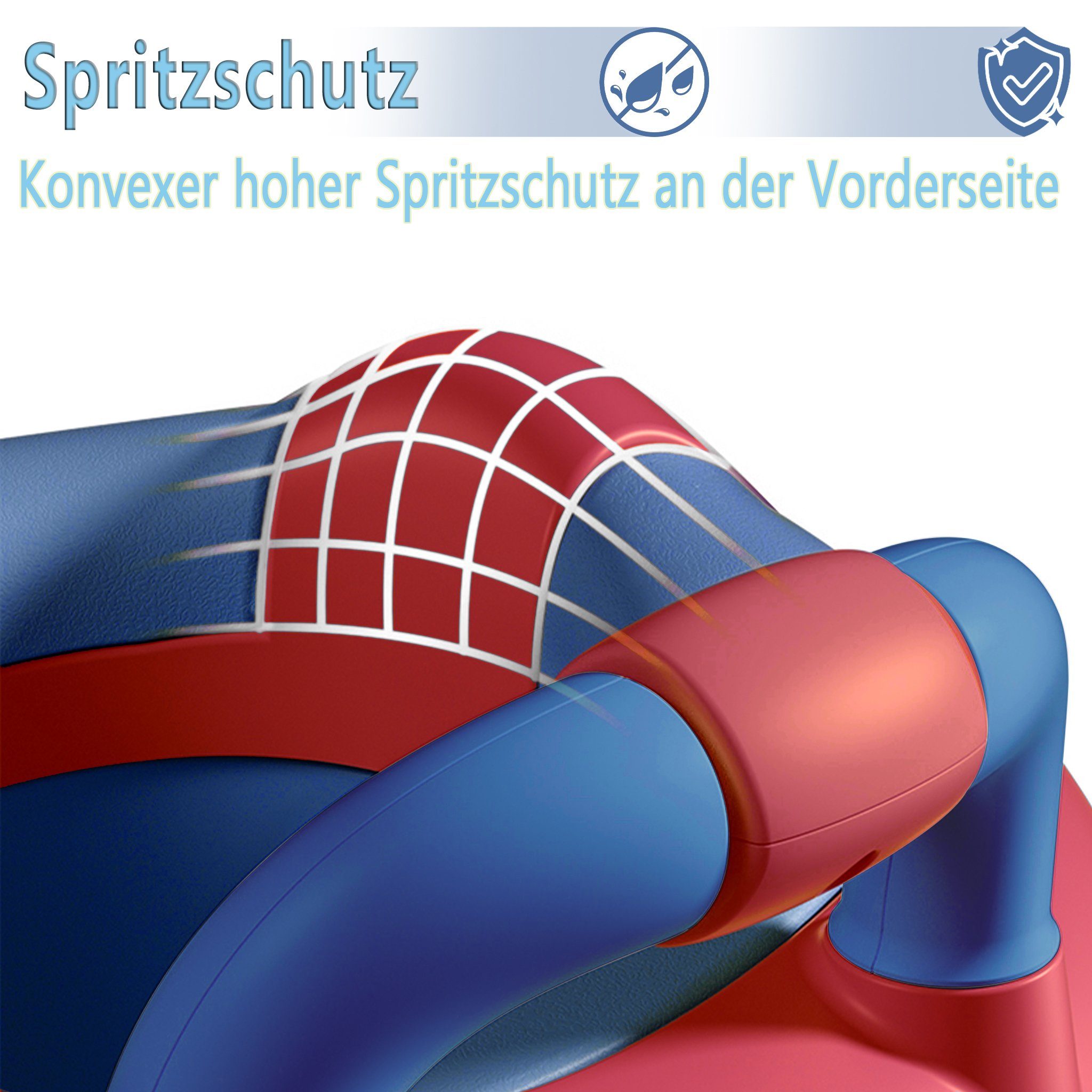 AUFUN Baby-Toilettensitz Kinder Töpfchen Toilettentrainer, Frosch Kindertoilette