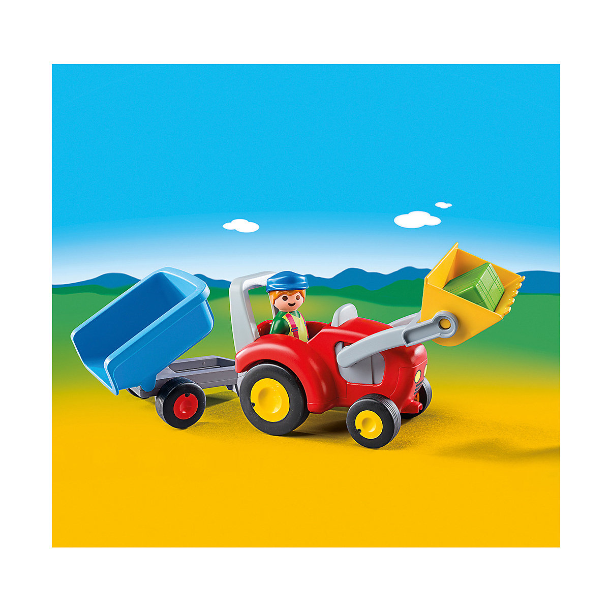 PLAYMOBIL® 6964 Traktor mit Anhänger