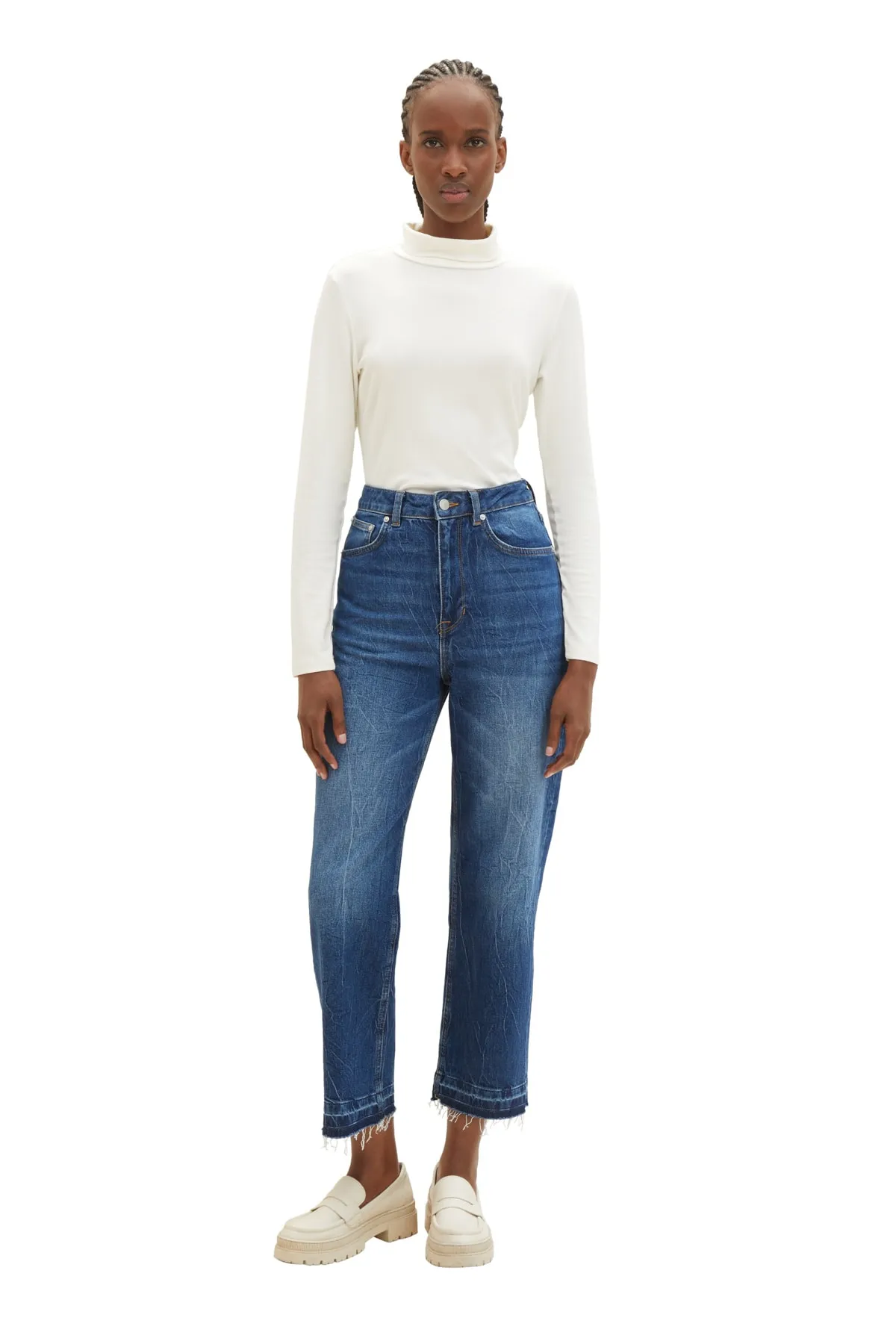 Tom Tailor Denim  Jeans - Dunkelblau - Wide Leg