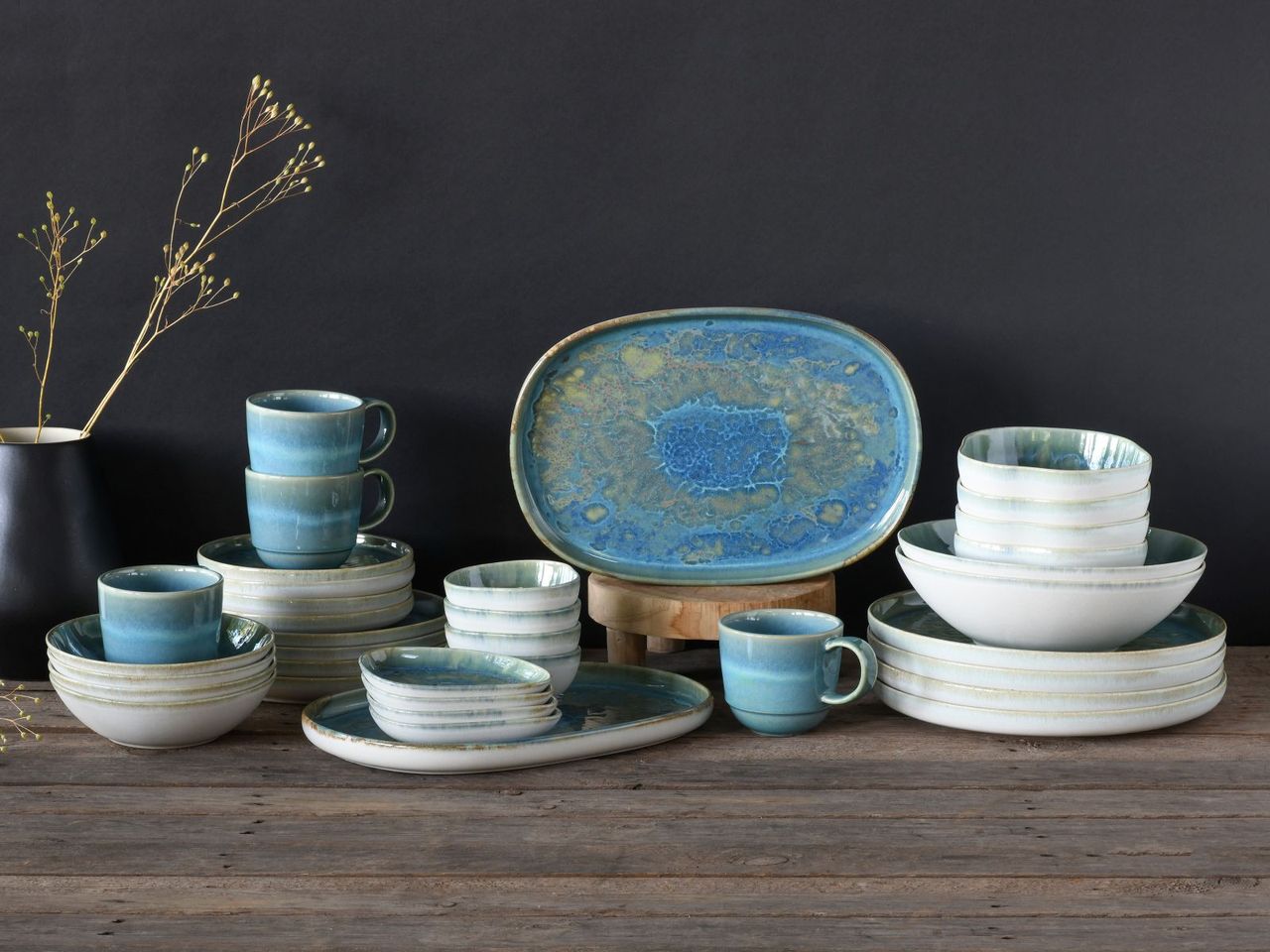 CreaTable Serie Yuki, Servierplatte 2 teilig