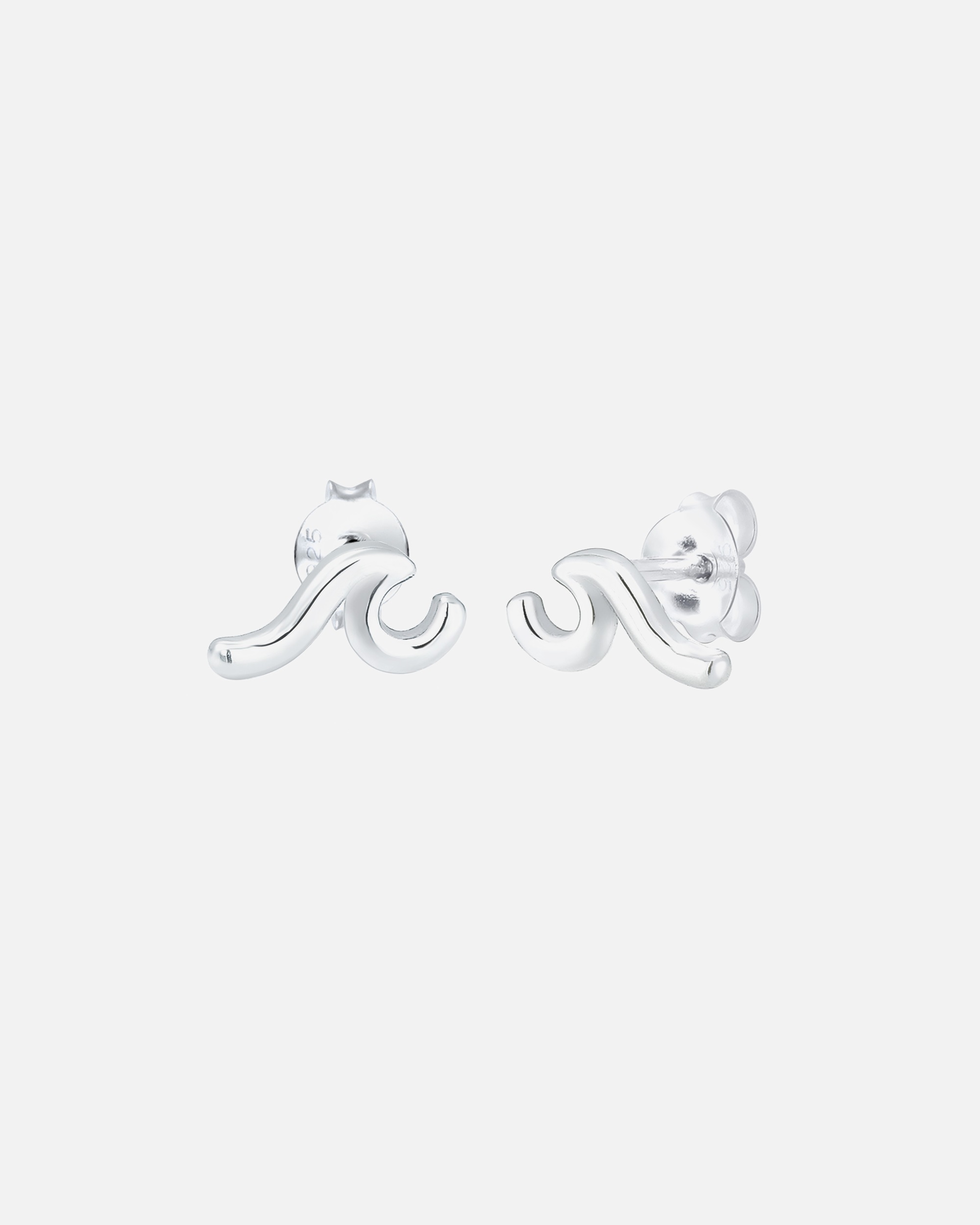 Boucles d'oreilles puces Elli pour femmes « Trendy Wave » en argent sterling 925