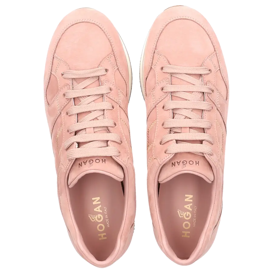 Hogan - Sneaker low H222 Veloursleder - pink