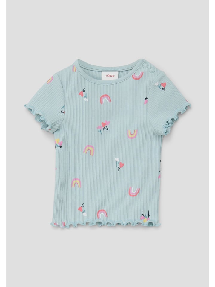 s.Oliver T-Shirt kurzarm in Türkis günstig kaufen 92