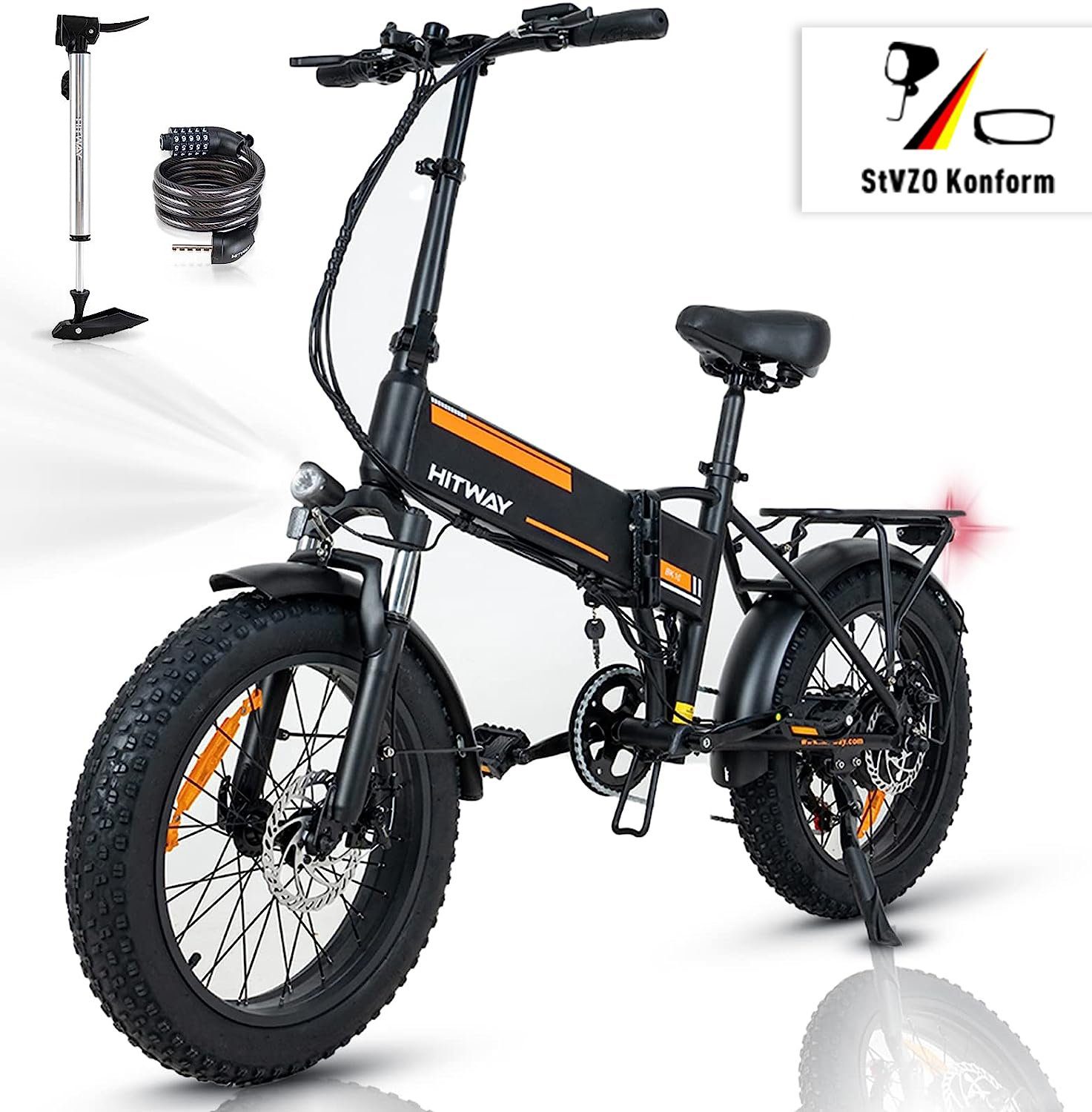 HITWAY E-Bike faltbares MTB 20