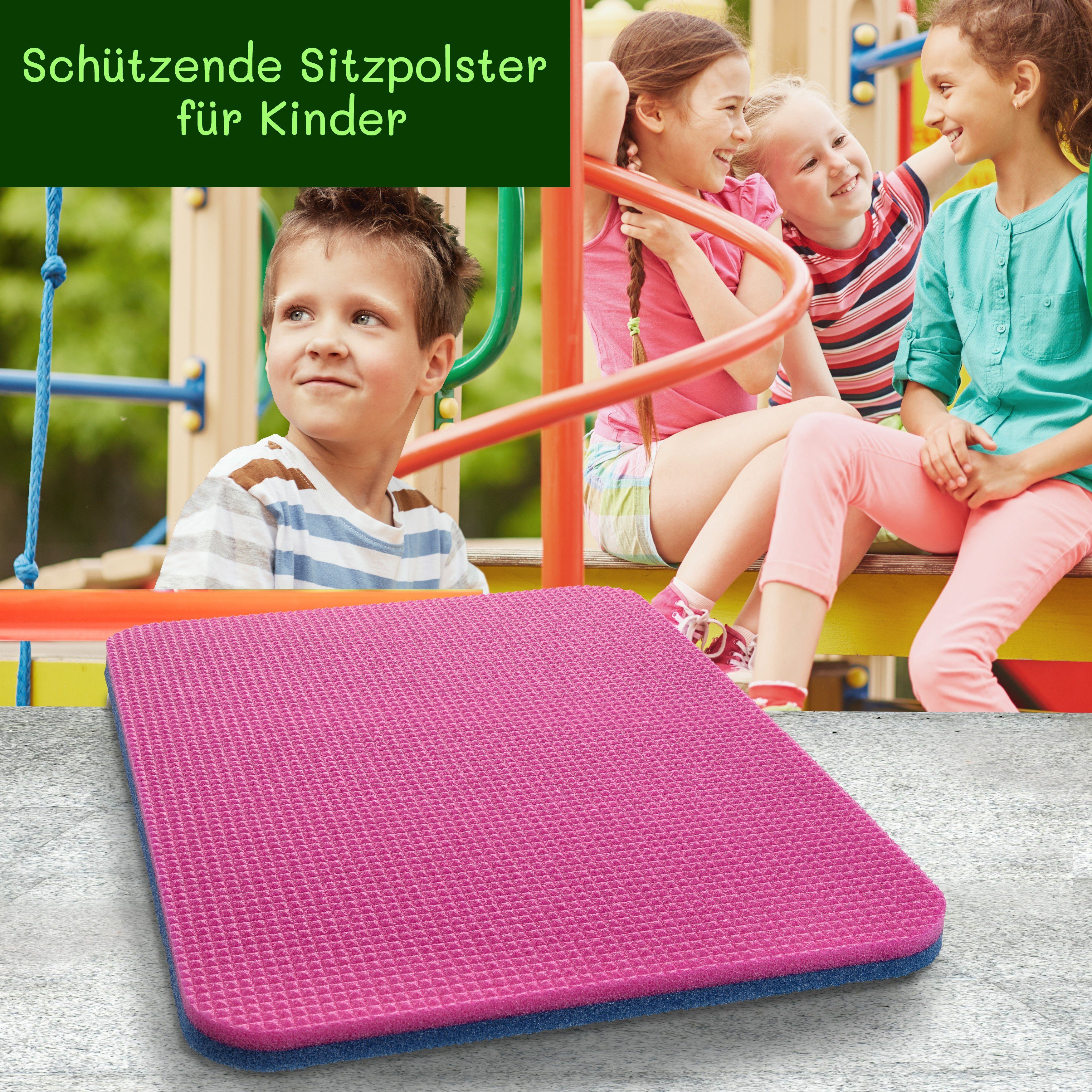 Yate Thermositzkissen Yate Set 10 Sitzkissen 30 x 22cm Schaumstoff Sitzunterlage, Wasserdicht, Schmutzabweisend