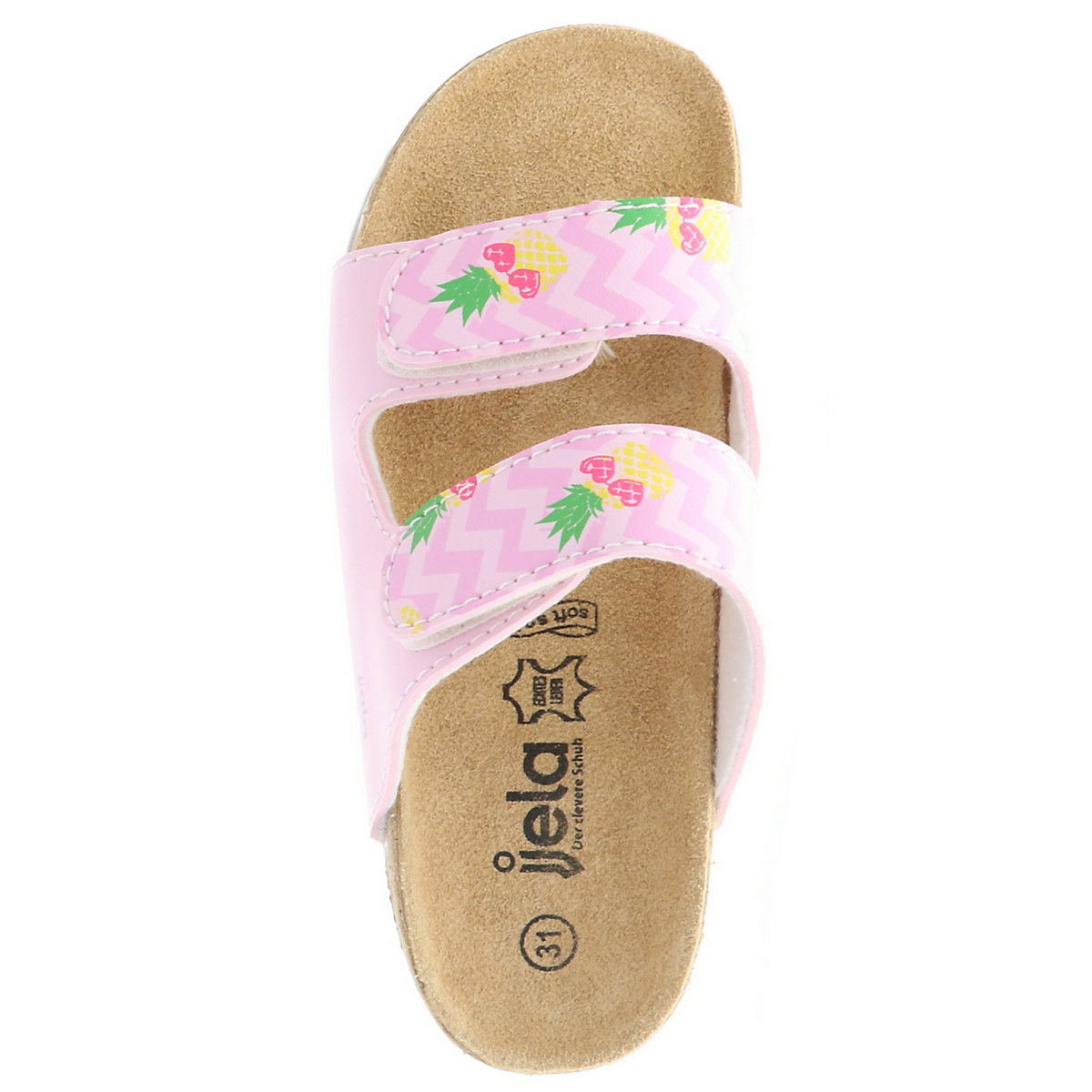 Kinder Mädchen Damen Pantoletten Hausschuhe Slipper Schlappen Ananas rosa