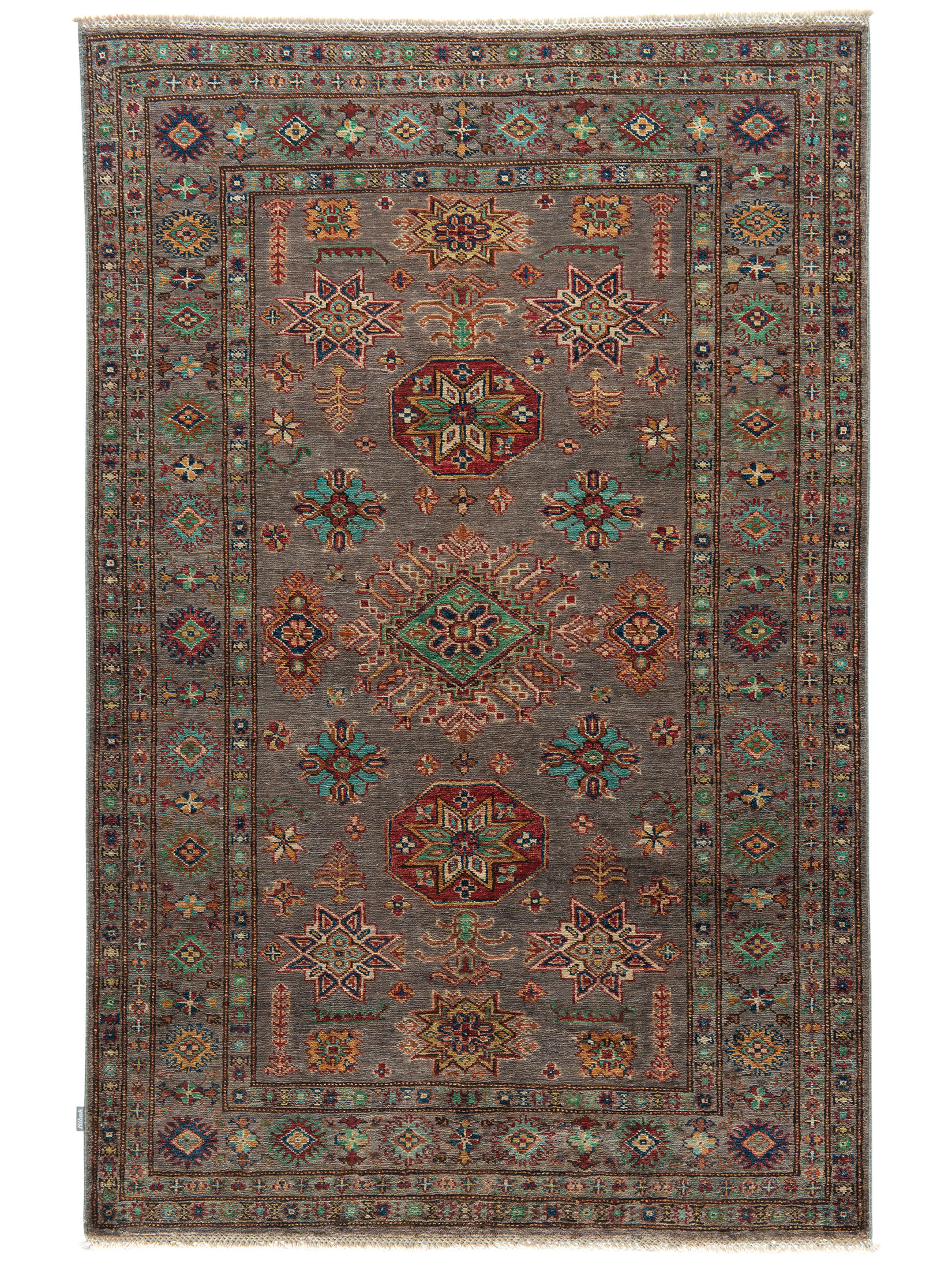 Kazak Ghazni ca. 123 x 189 cm, Unikat / Einzelstück