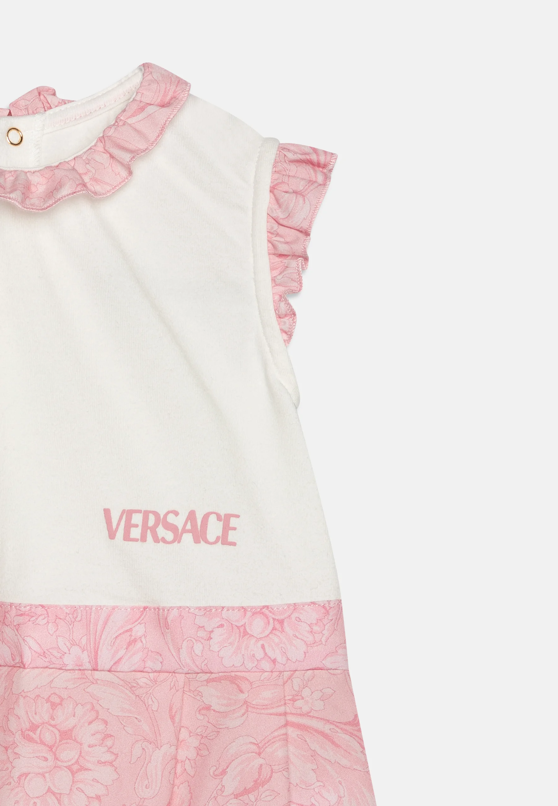 Versace Pelele infantil con estampado del logotipo Barroco unisex - Mono
