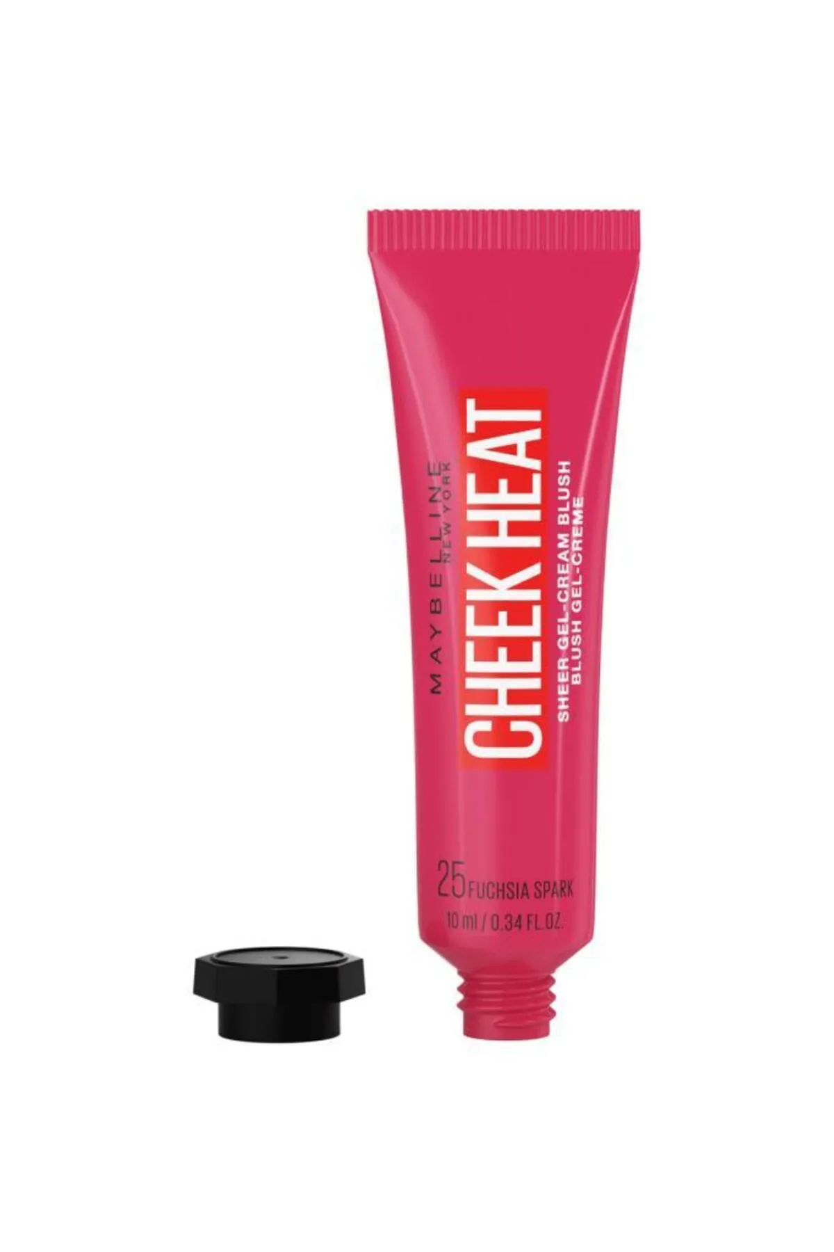 Maybelline New York  Cheek Heat Liquid Blush – 25 Fuchsia Spark – Fuchsia