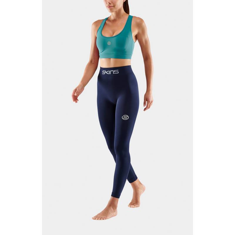 Skins Seamless Long Tight Tights Damen