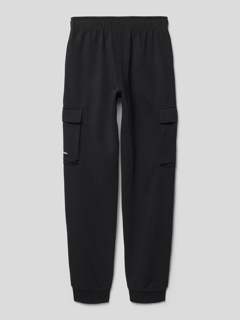 Sweatpants mit Cargotaschen in schwarz