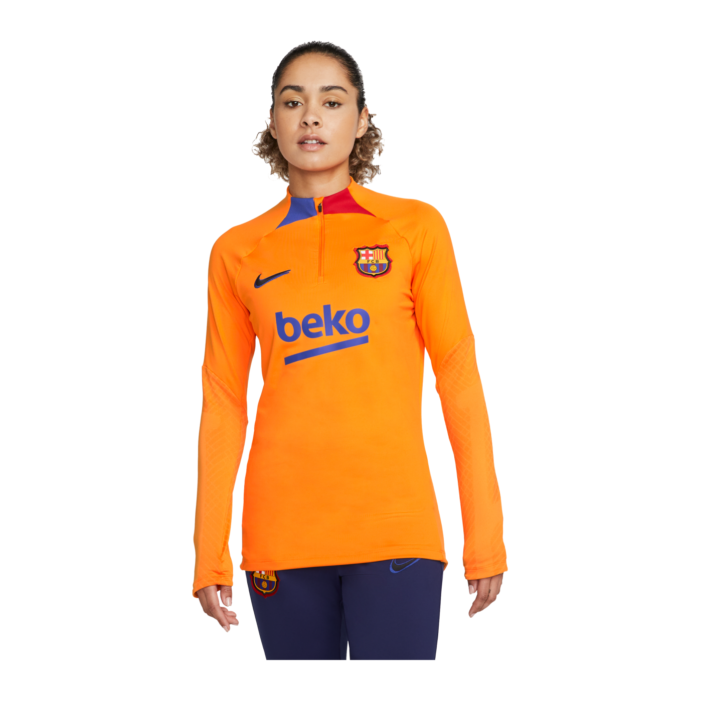 Nike FC Barcelona Strike Drill Top Damen Orange F837