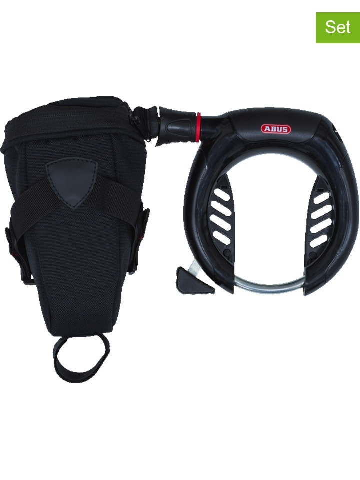 ABUS 3er-Set: Fahrradschlösser & Tasche in Schwarz günstig kaufen onesize