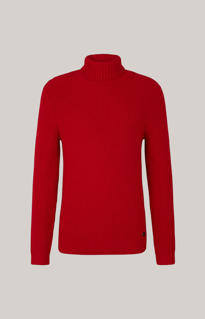 Rollkragenpullover Orlin in Rot