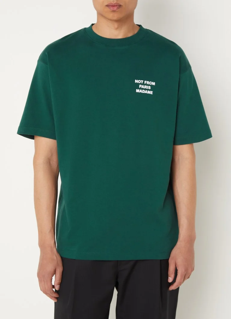 T-shirt Drôle de Monsieur avec imprimé devant et dos