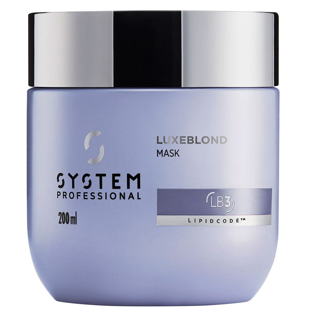 System Professional LB3 LuxeBlond Anti-Gelbstich & Reparatur Haarmaske 200 ml