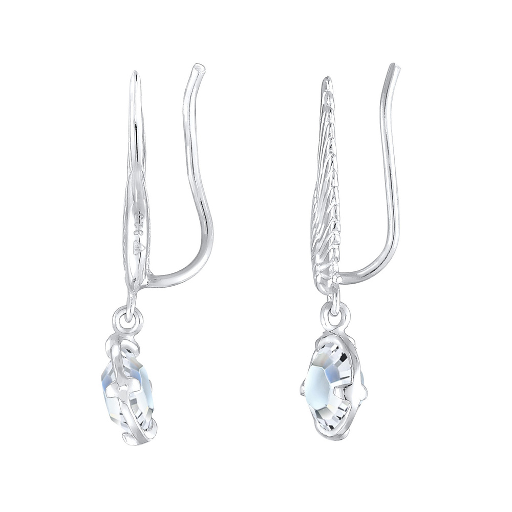 Elli Elli Boucles d'Oreilles Ailes de Grimpeur d'Oreilles pour Femmes avec Cristaux en Boucles d'oreilles