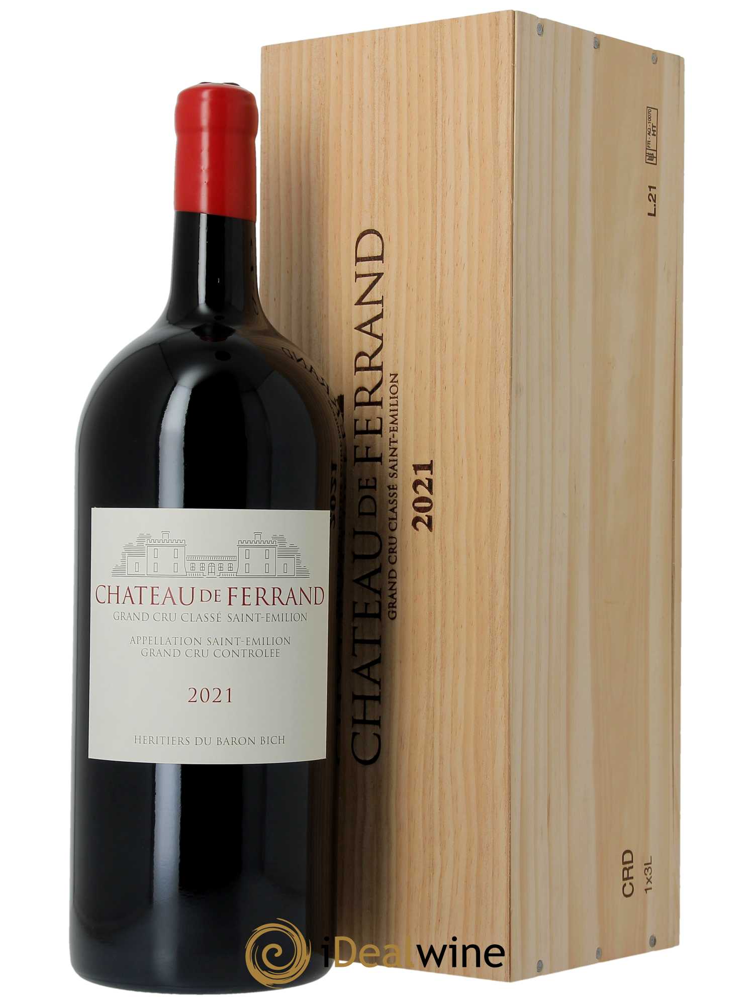 Château de Ferrand Grand Cru Classé  2021 - Lot de 1 Double-magnum