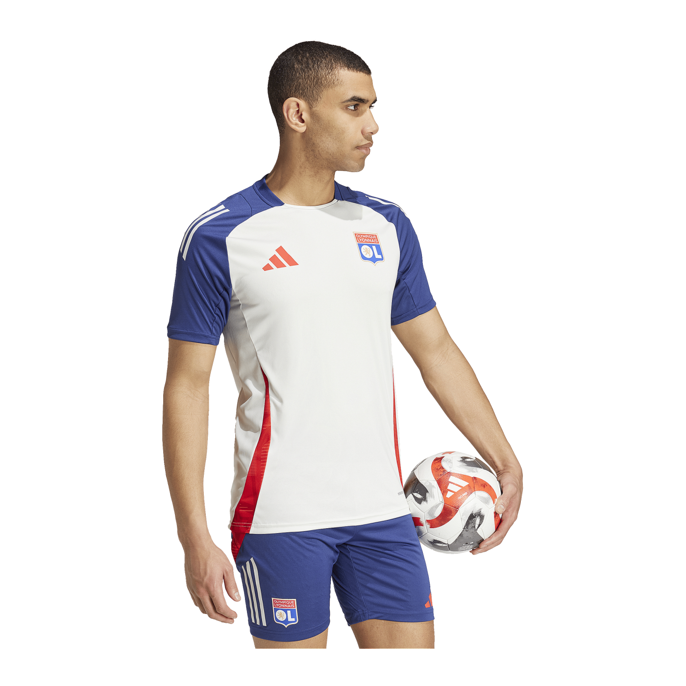 adidas Olympique Lyon Trainingsshirt White