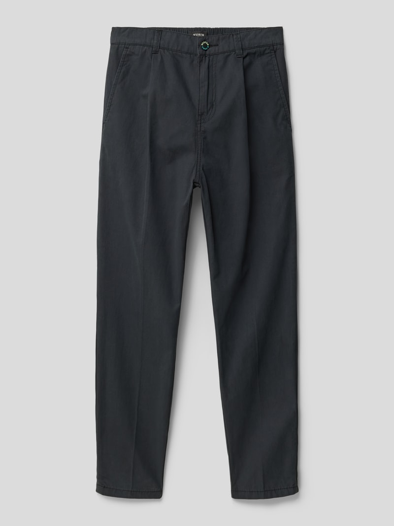 Loose Fit Hose mit Knopfverschluss in anthrazit