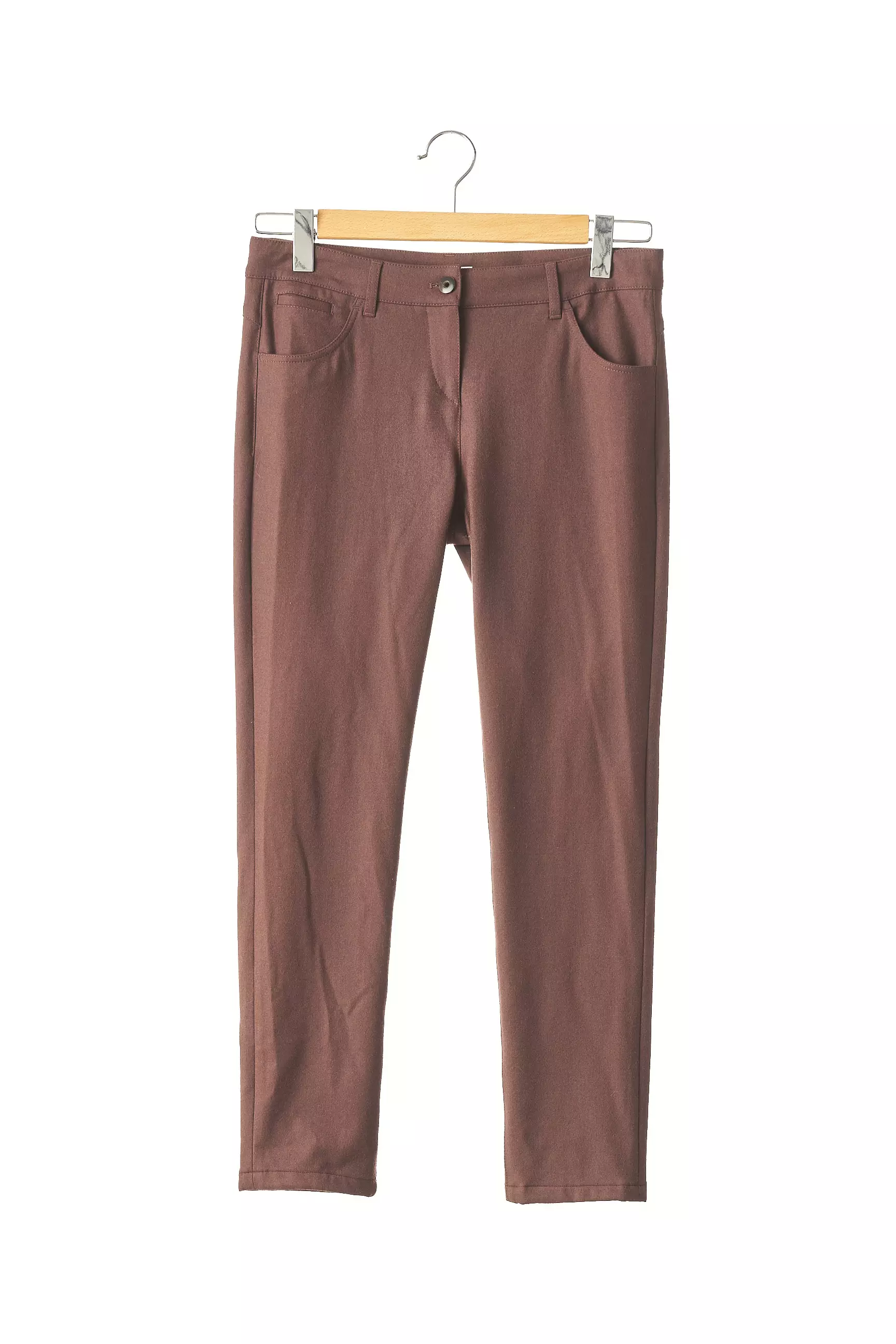 Brunello Cucinelli Pantalon7 8 Femme couleur marron