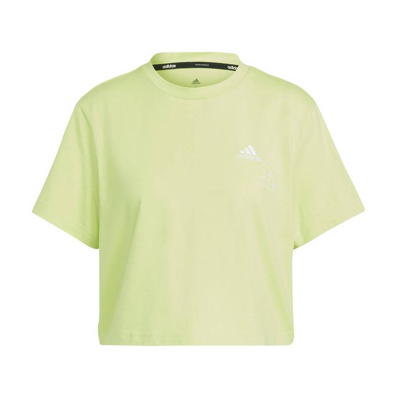 adidas Scribble Embroidery Crop-Shirt T-Shirt Damen