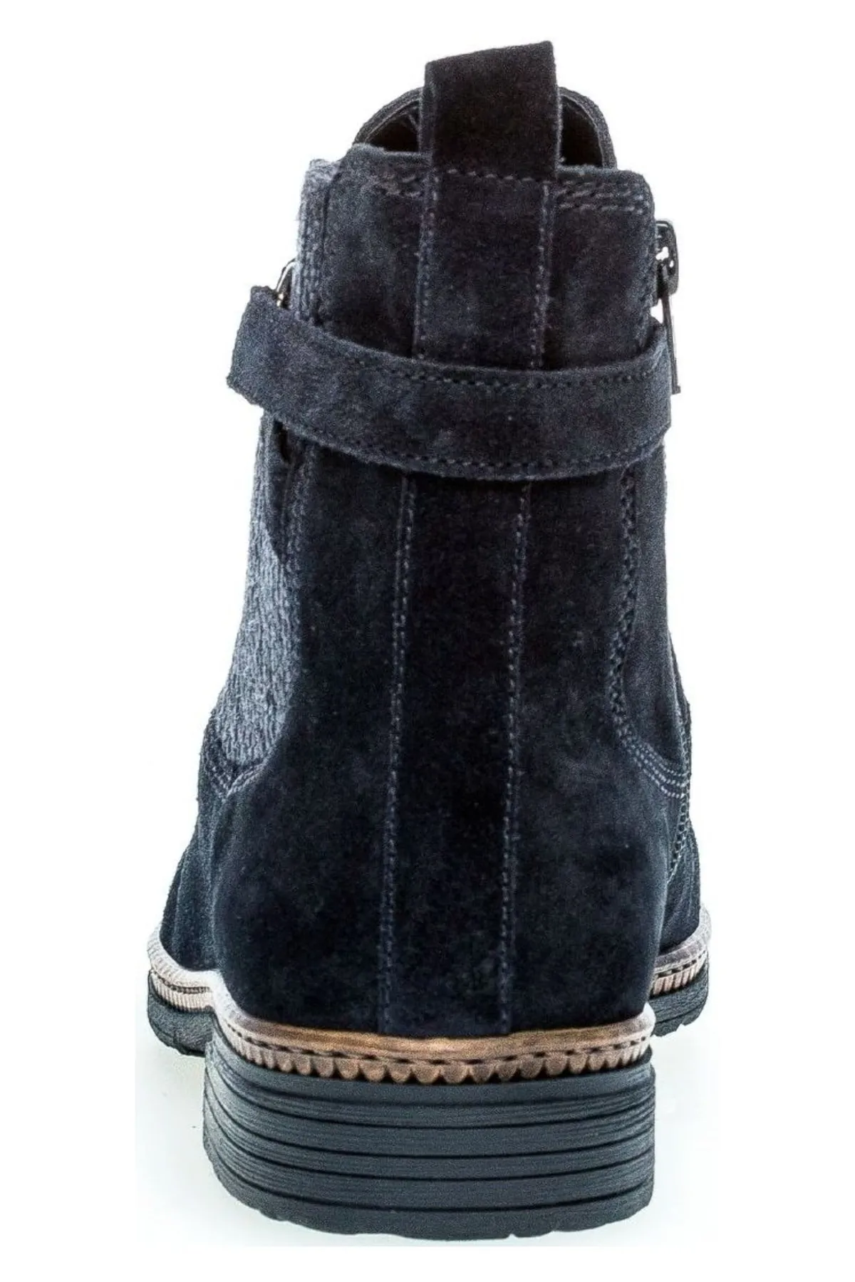 GABOR  Stiefelette - Blau - Blockabsatz