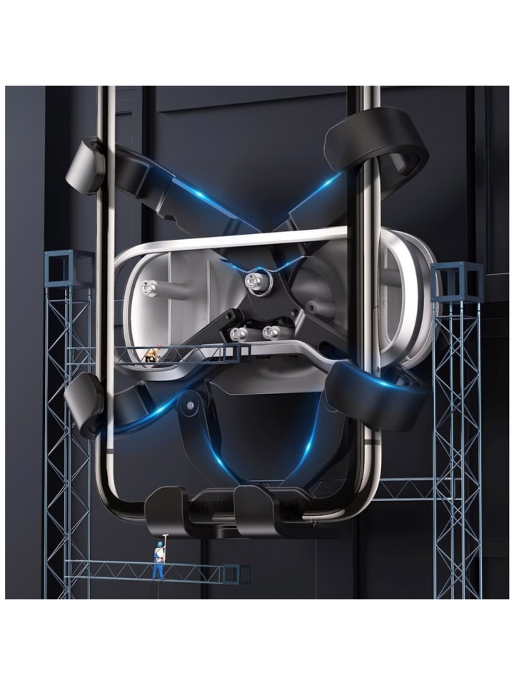 Ugreen Ugreen 80871 Gravity Autotelefonhalter Schwarz 360 Grad Drehung in Schwarz günstig kaufen onesize