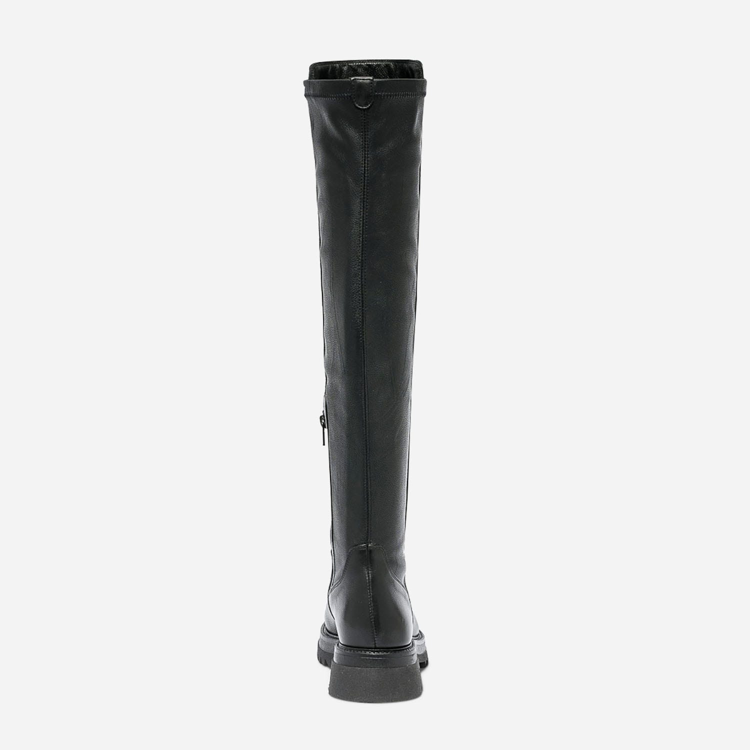 Cuissarde TEXTO noire en cuir éco-conçu