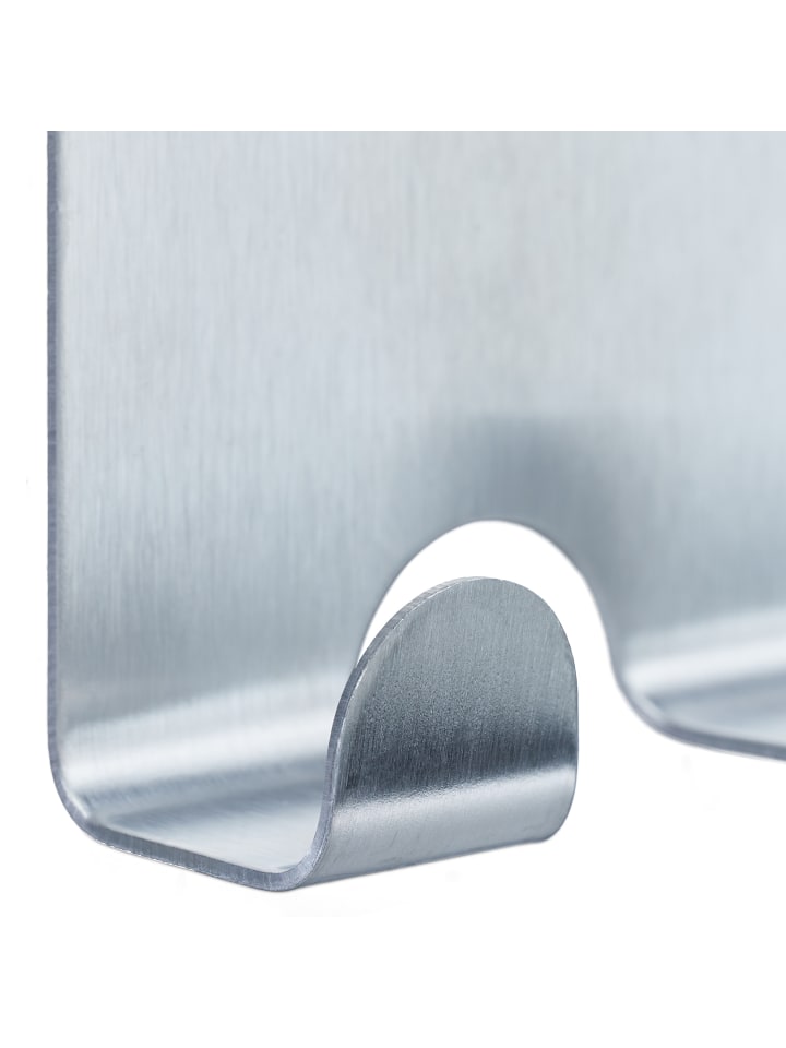 relaxdays 8x Türhaken in Silber - (B)7 x (H)6,5 x (T)5 cm günstig kaufen onesize
