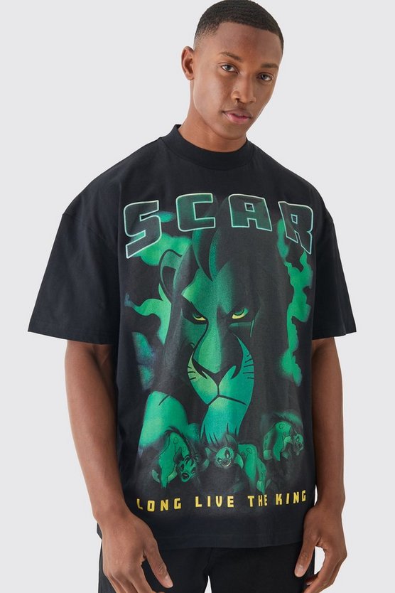 Oversize T-Shirt mit lizenziertem Disney Scar Print