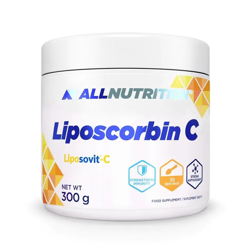 „Allnutrition“ liposkorbinas C, imunitetą palaikantis maisto papildas, tirpstantys milteliai