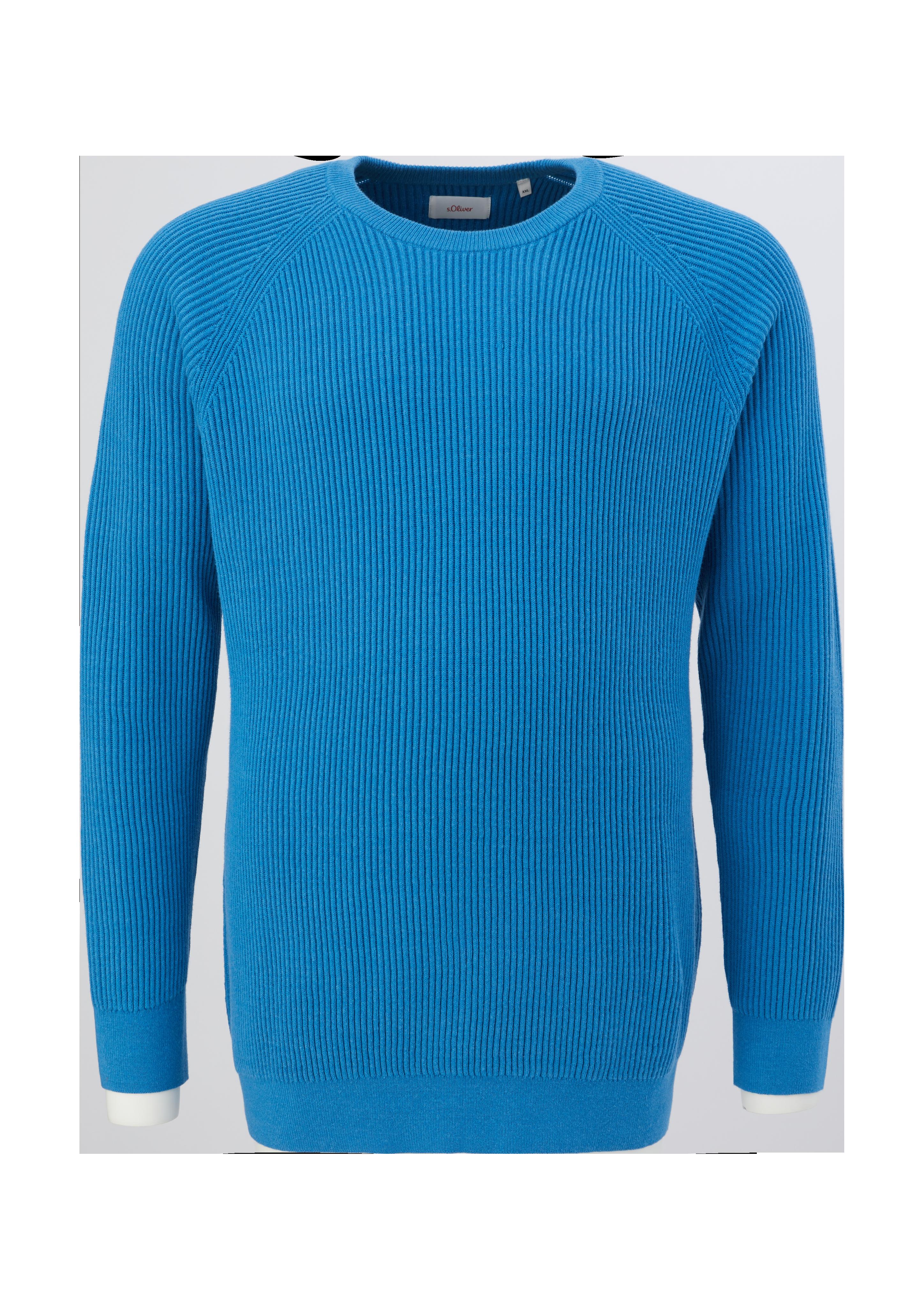 Strickpullover mit Rippstruktur  2128115-6285