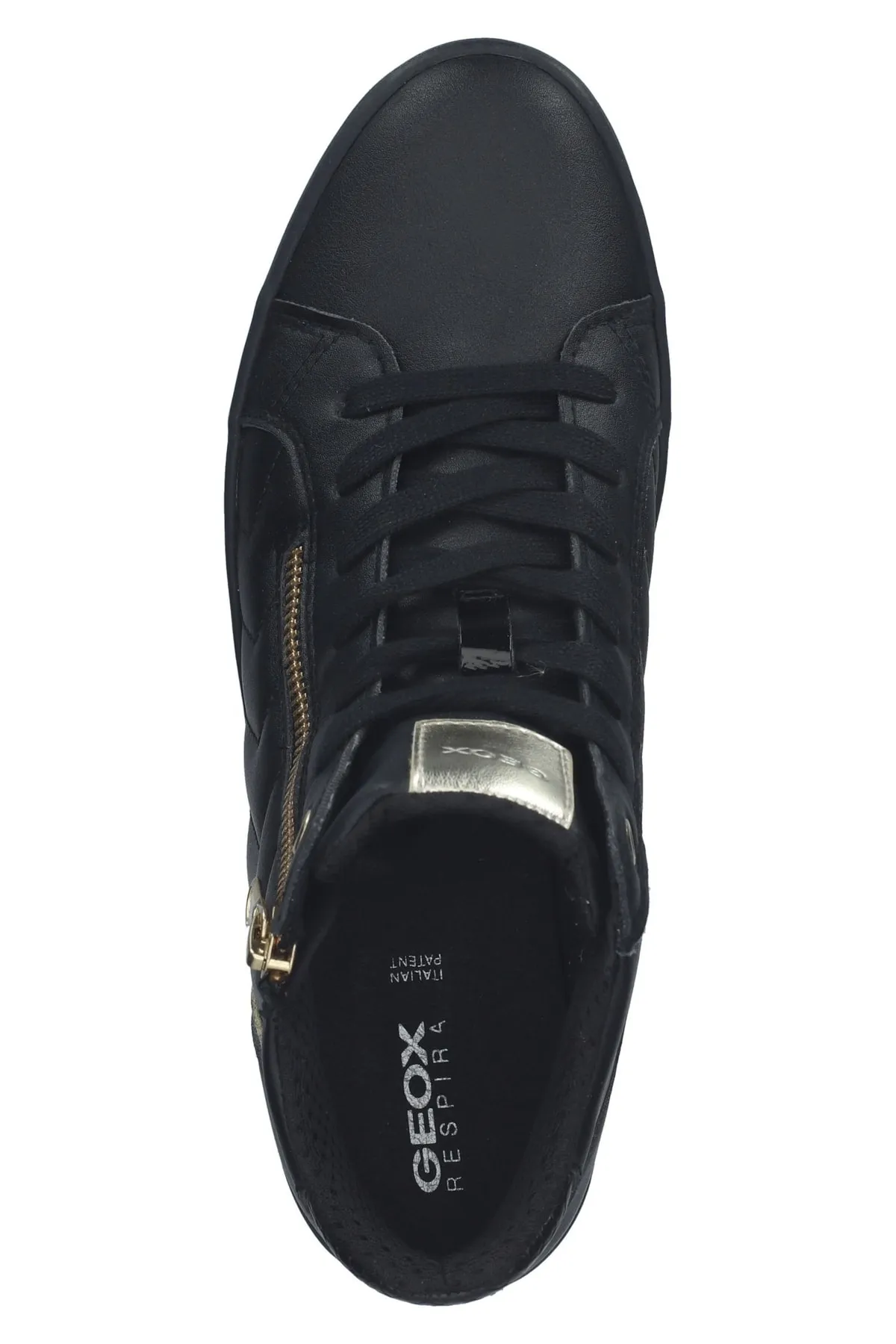 Geox  Sneaker - Schwarz - Flacher Absatz