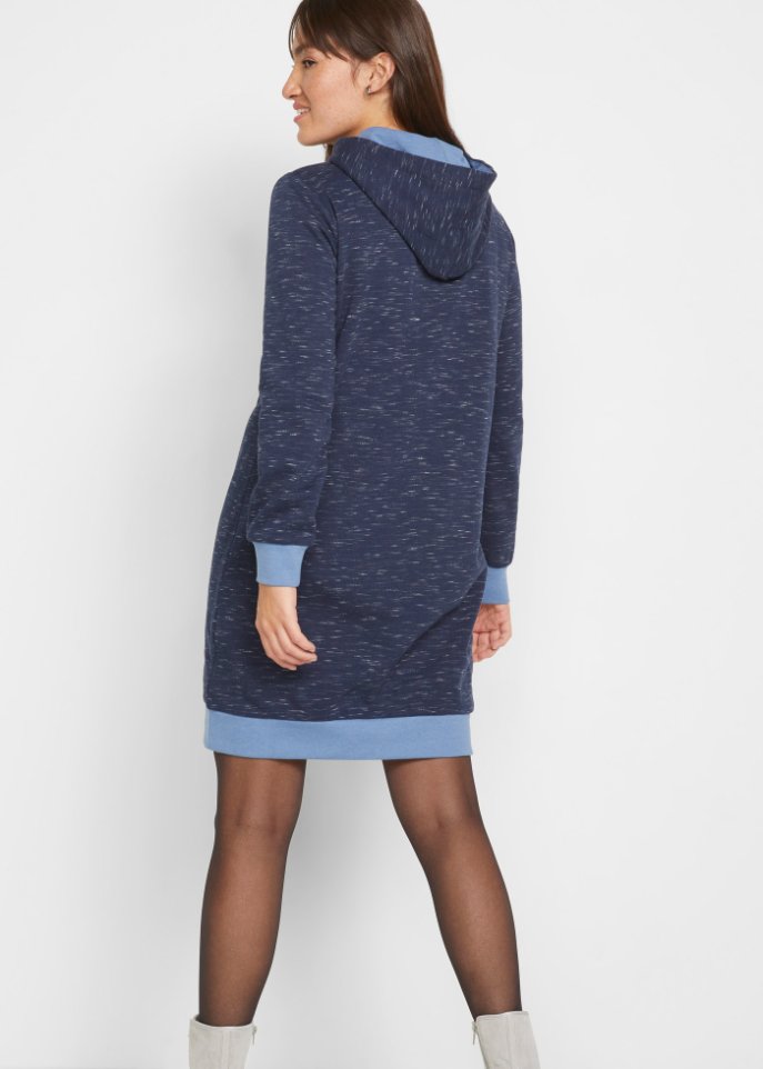 Sweatkleid mit Kapuze