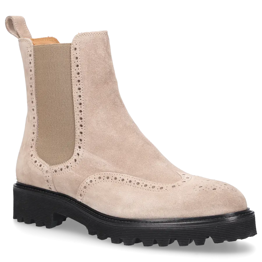 EN AVANT - Chelsea Boots D0600021-417 Veloursleder - beige