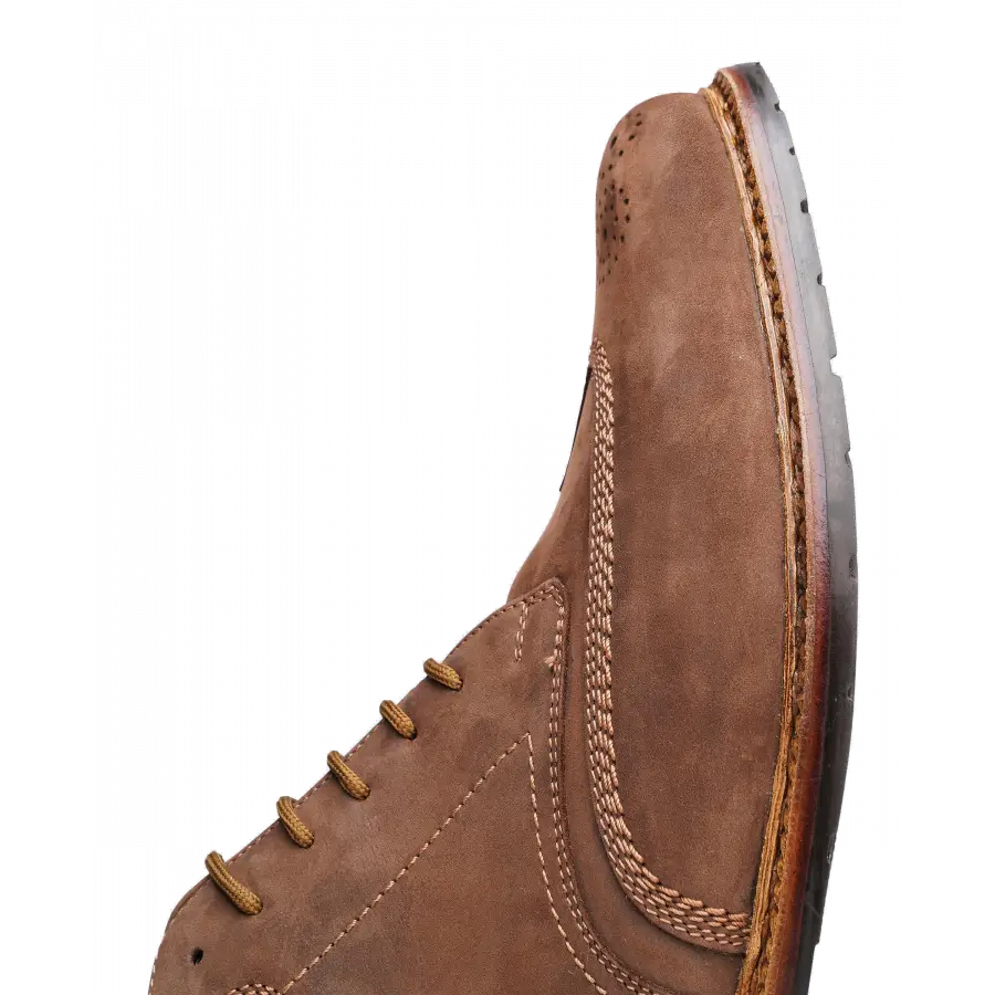 Heinrich Dinkelacker - Stiefeletten JANOSCH K FULL-BROGUE M Nubukleder - braun