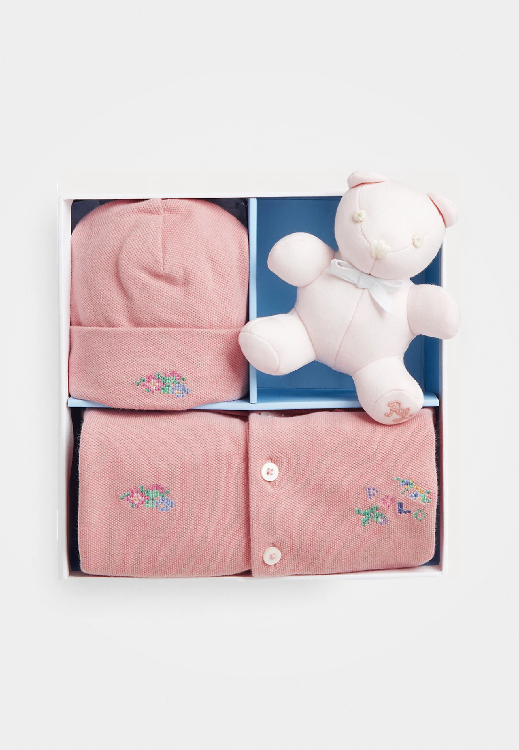 Conjunto de regalo para bebé Polo Ralph Lauren (paquete de 3) - Mono