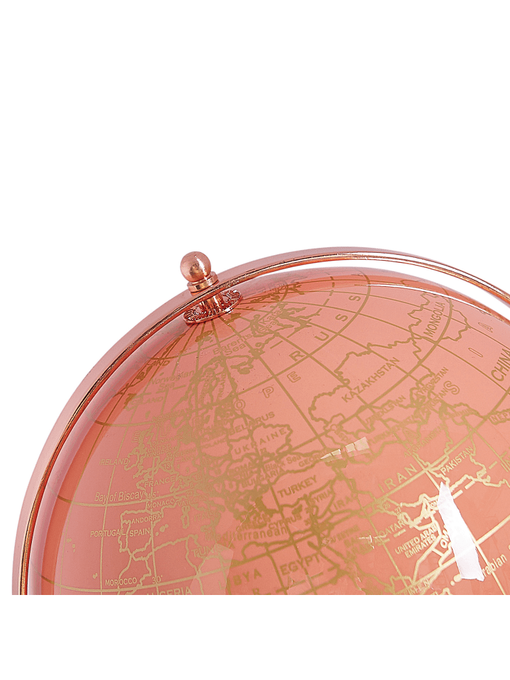Beliani Globus CABOT in Roségold/Rosa - (W) 22 x (H) 28 x (L) 22 cm günstig kaufen onesize